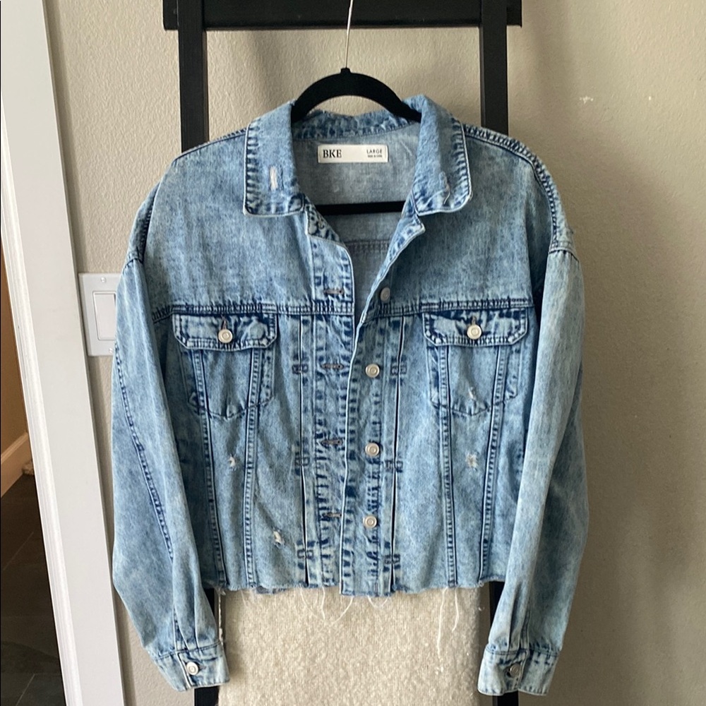 BKE Women's Blue Denim Jacket